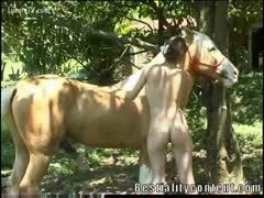 Big natural pantoons on full display in this beastiality 10-Pounder engulfing video with a mother I'd like to fuck